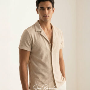 Camisa beige bambula