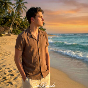 Camisa café bambula