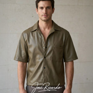 Camisa verde cuerina unisex